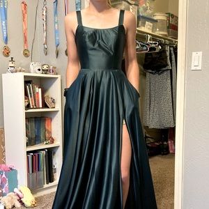 Emerald Green Prom Dress